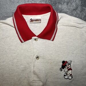 Vintage Walt Disney World Embroidered Mickey Mouse Polo Shirt 2XL